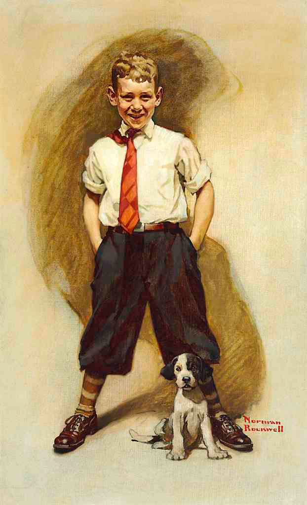 Little Boy and Beagle (Мальчик и бигль), 1926