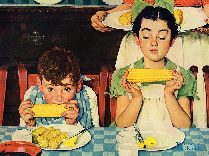Corn on the Cob (Кукуруза в початках), 1940