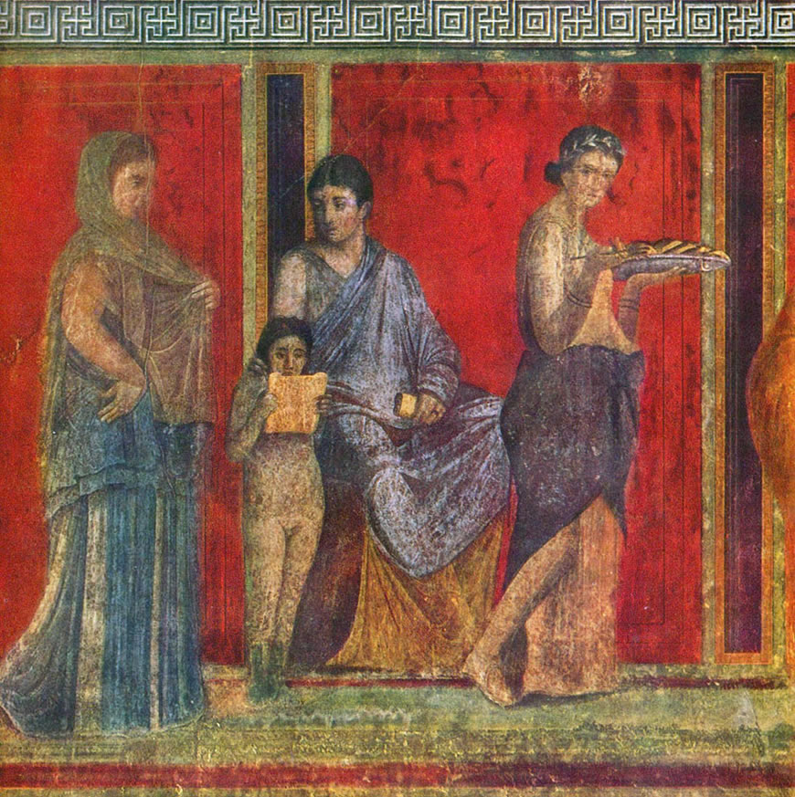 Dionysian fresco (фреска Диониса), 70-60 B.C.