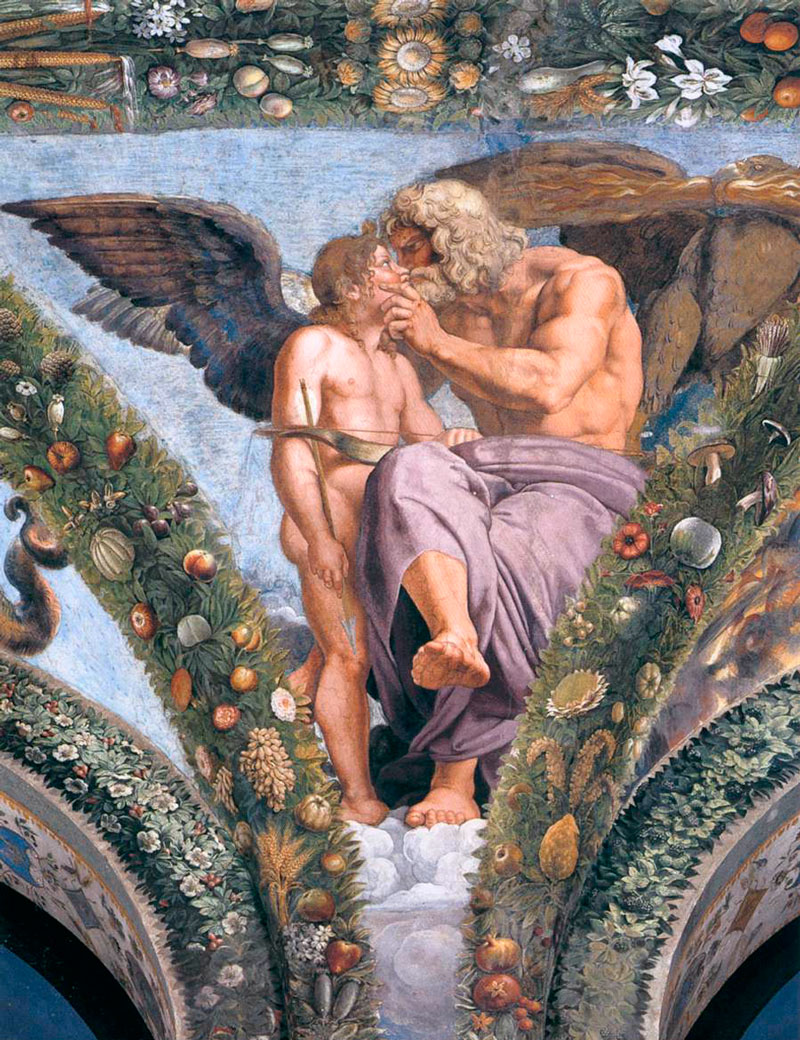 Jupiter consoling Cupid (Юпитер, утещающий купидона), 1517-1518