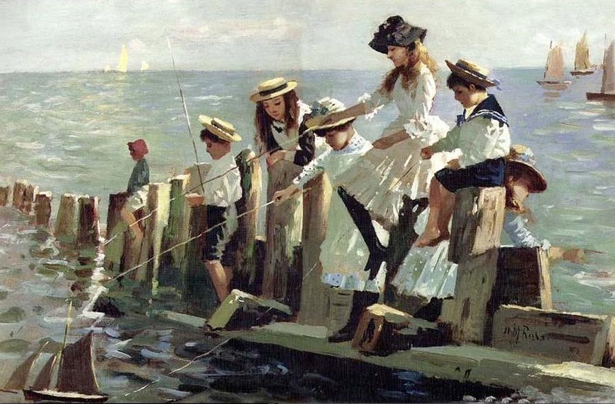 The Little Anglers (Маленькие рыбаки)