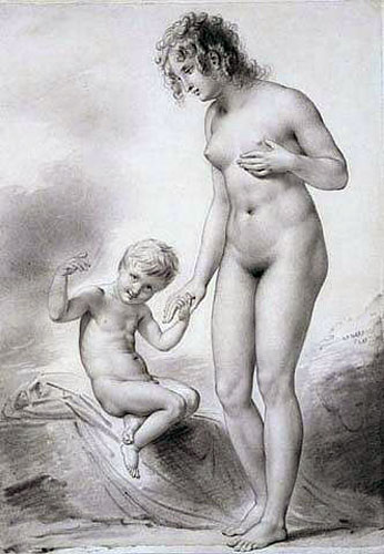 Galatea and Cupid (Галатея и Амур), c.1813