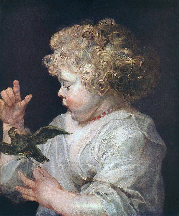 Boy with Bird (Мальчик с птичкой), c.1616