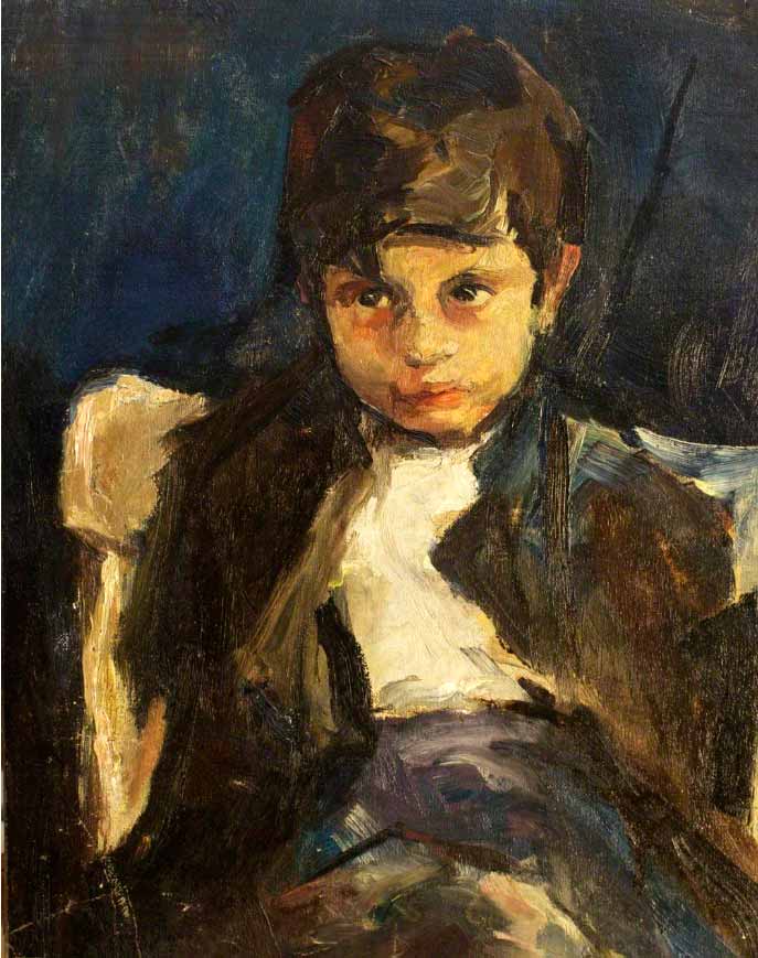 Portrait of a young boy (Портрет мальчика), c.1920