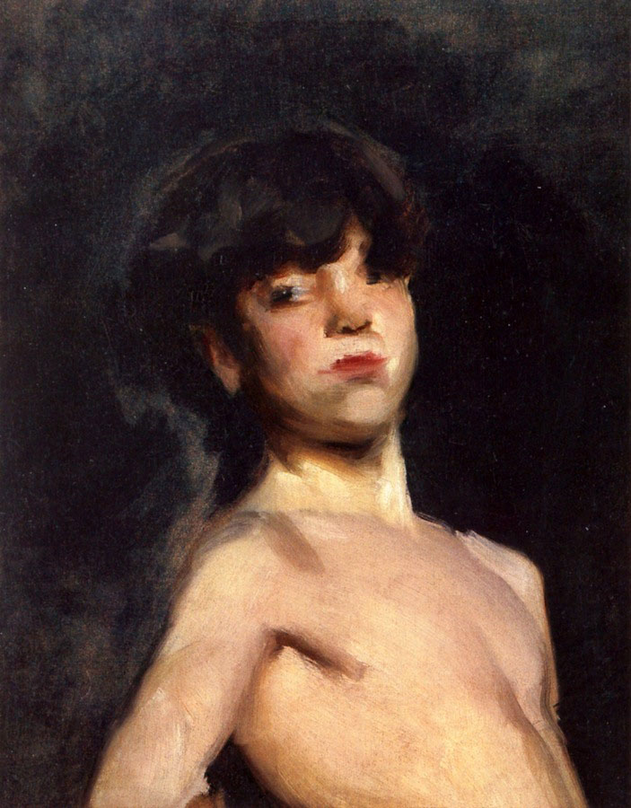 Study of a Nude Boy (Эскиз обнажённого мальчика), c.1901