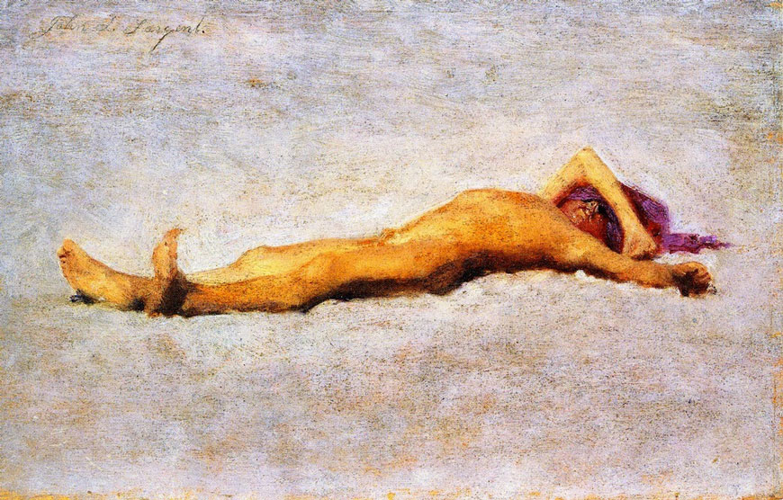 Boy on the Beach / The Sun Bath (Мальчик на пляже / Солнечные ванны), 1878