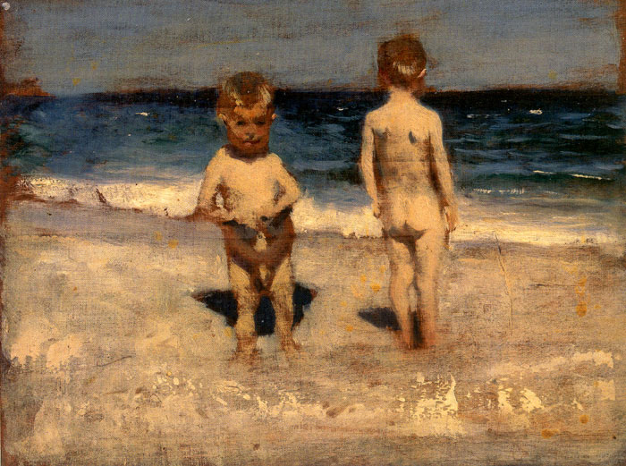 Two Boys on a Beach, Naples (Два мальчика на пляже, Неаполь), 1879