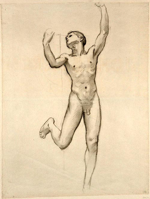 Study of a nude boy (Эскиз мальчика)