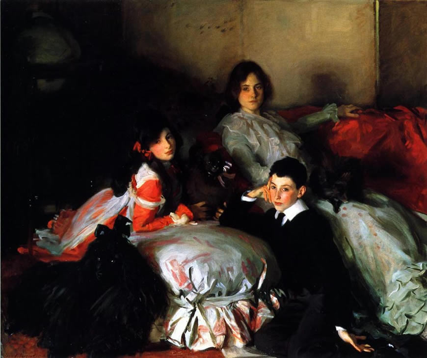 Essie, Ruby and Ferdinand Children of Asher Wertheimer (Эсси, Руби и Фердинанд, дети Эшер Вертеймер), 1902