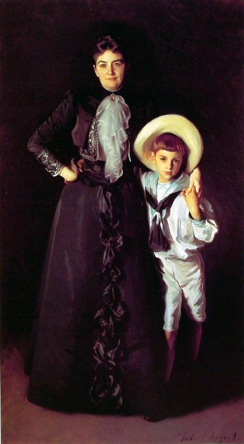 Mrs. Edward L. Davis and Her Son Livingston (Миссис Эдвард Л.Дэвис и её сын Ливингстон), 1890