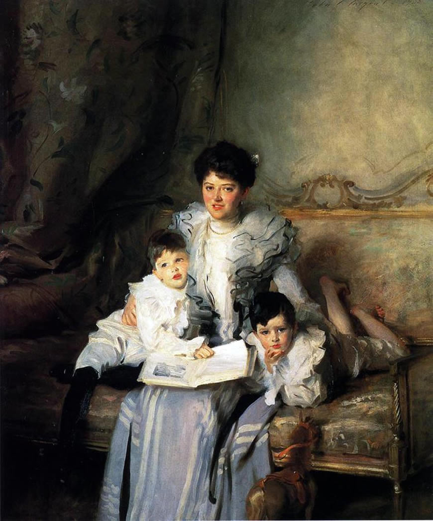 Mrs. Arthur Knowles and her Two Sons (Миссис Артур Ноулез и двое её сыновей), 1902