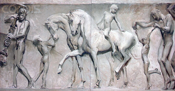 Painting of a Frieze from a Room in Lazio (Роспись фриза для комнаты в Лацио), 1905