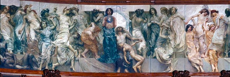 Allegorie della Storia d'Italia (Аллегория истории Италии), 1908-1913