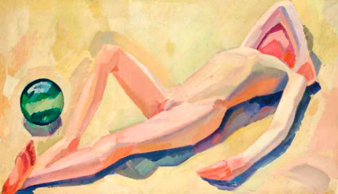 Reclining boy (Отдыхающий мальчик), 1919