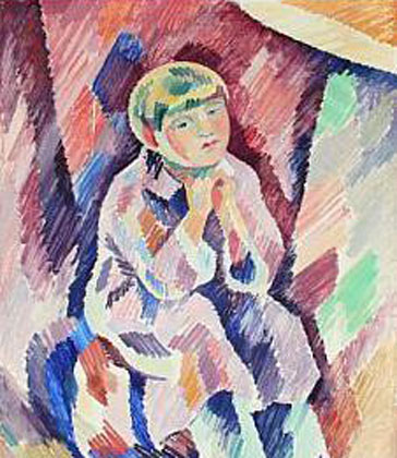 Seated boy (Сидящий мальчик), 1924