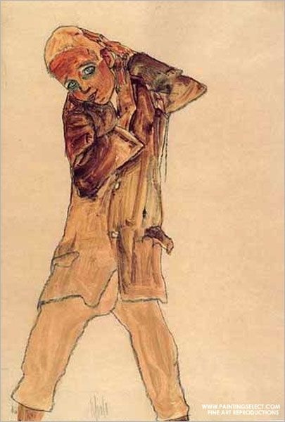 Boy with a long skirt (Мальчик в длинной кофте), 1910