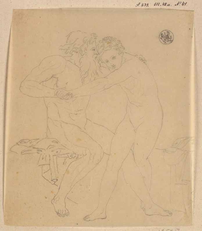 Alter Satyr und Knabe (Старый сатир и мальчик), 1825-1830