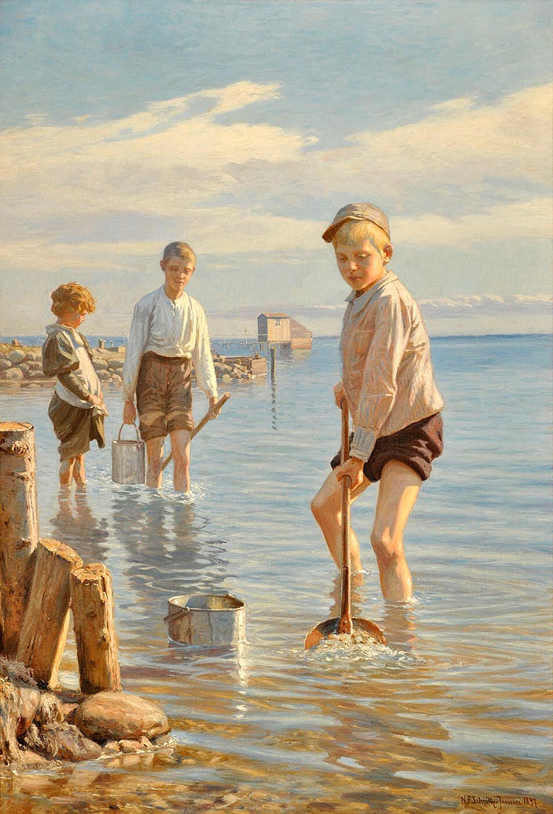 Børn ved stranden (Дети на пляже), 1897