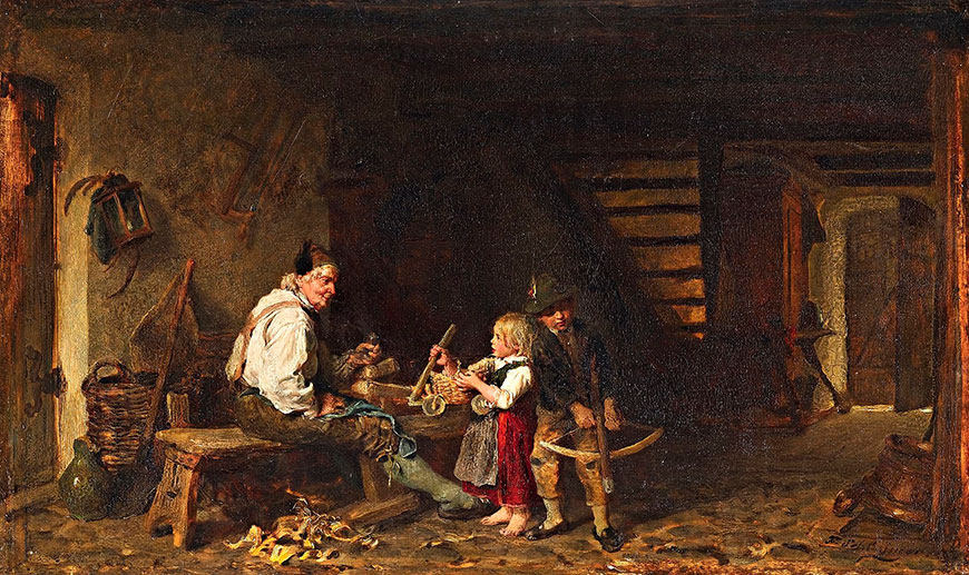 In the Carpenter's Workshop (В столярной мастерской)