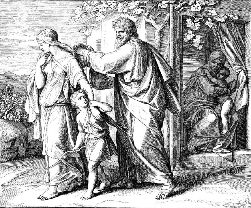 Abraham Sends Ishmael Away (Изгнaниe Измaилa и eгo мaтepи)