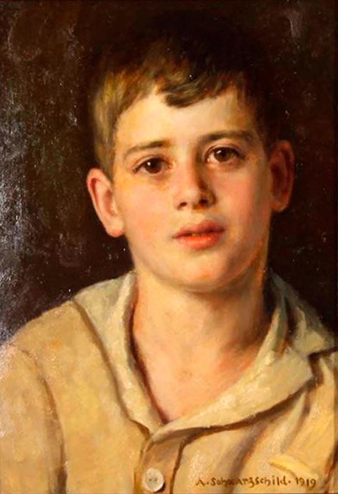 Portrait of nephew Hans / Peter Black (Портрет племянника художника / Питера Блэка), 1919