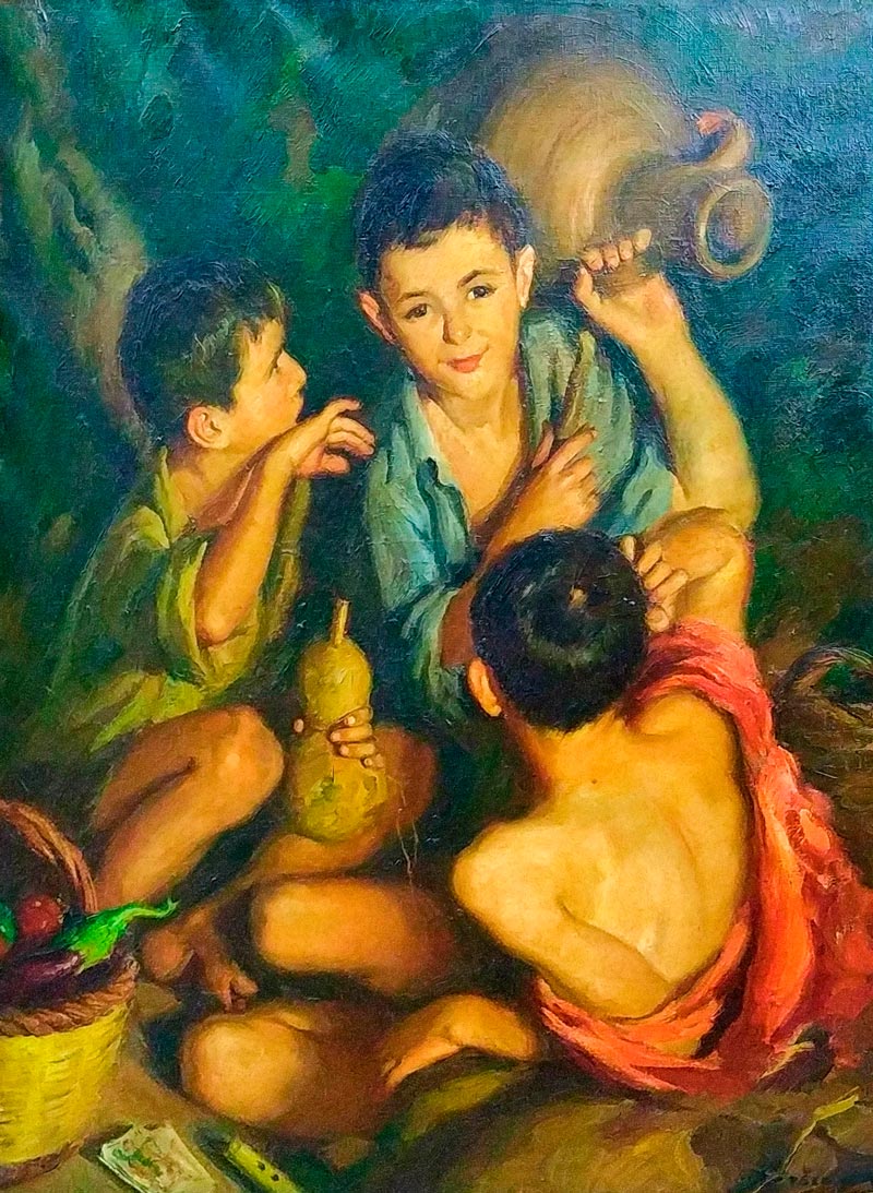 Niños jugando (Играющие дети), 1940s