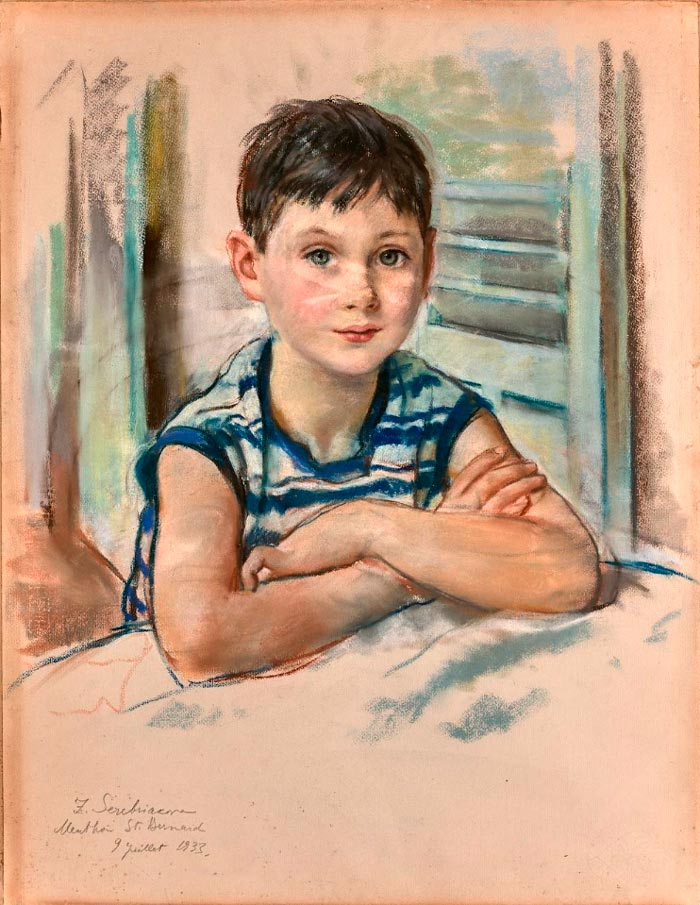 Портрет Мишеля / Миши (Portrait de Michel enfant), 1933