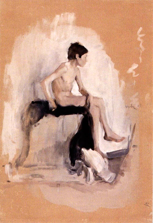 Мальчик-натурщик (Boy model), 1898