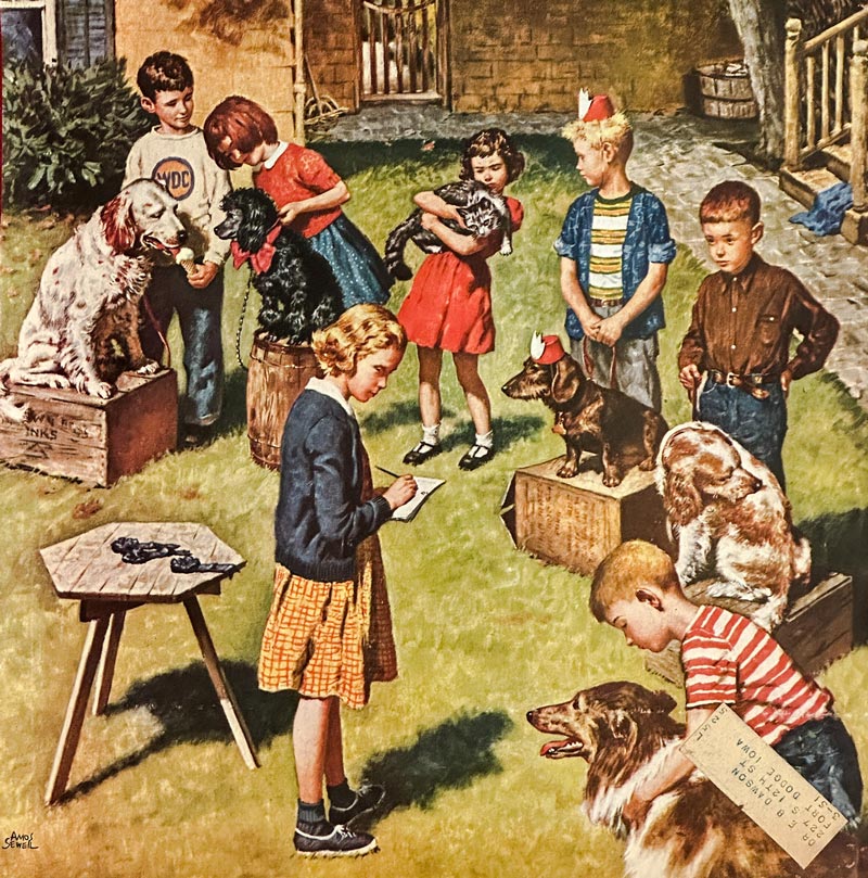 Backyard Dog Show (Собачье шоу на заднем дворе), 1950