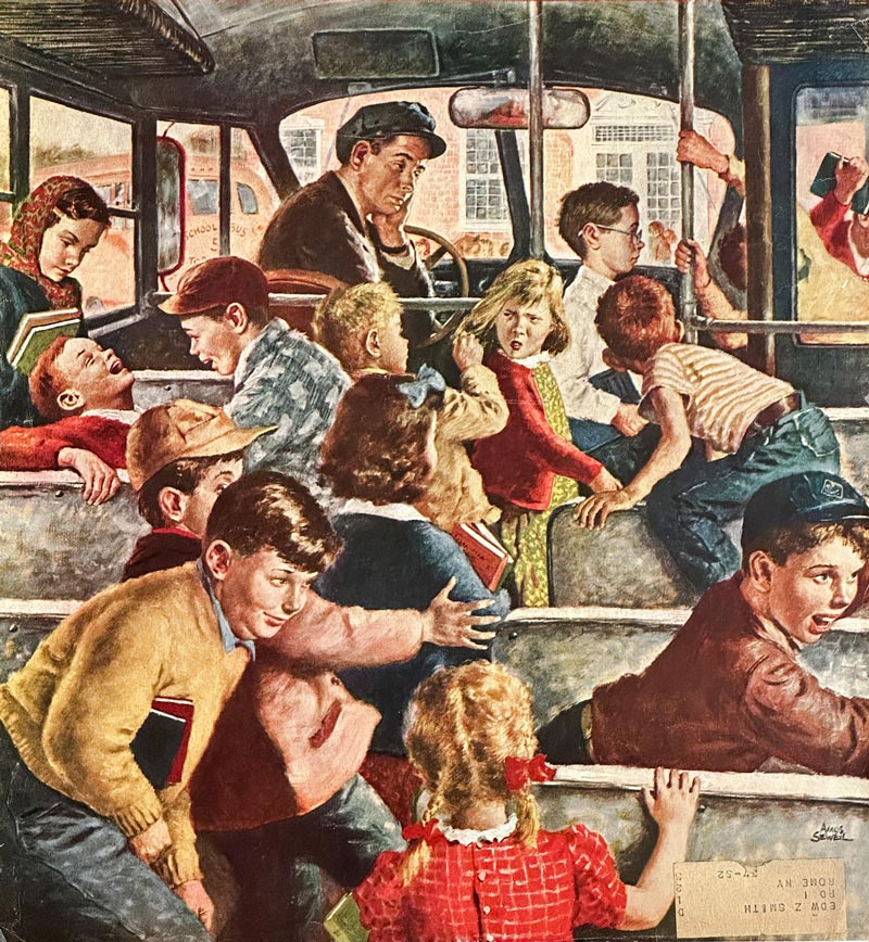 Rowdy Bus Ride (Шумная автобусная поездка), 1950