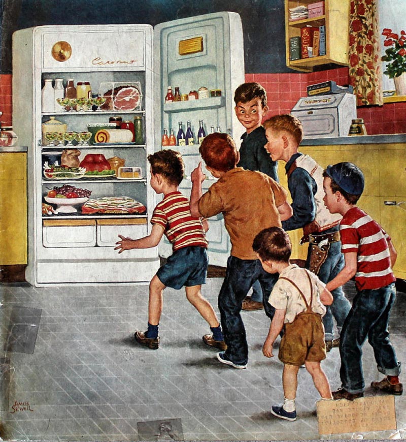 Refrigerator Raid (Набег на холодильник), 1955