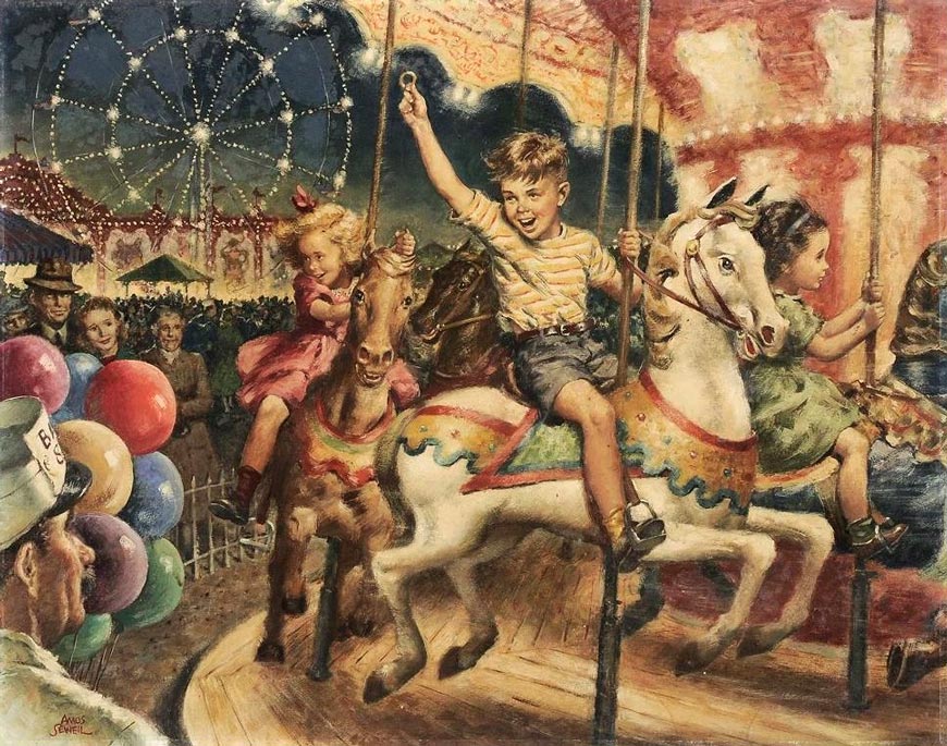 Children on a Carousel (Дети на карусели)