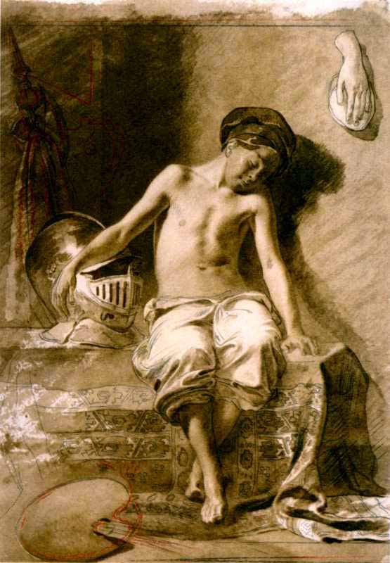 Мальчик-натурщик (Boy art model), c.1860