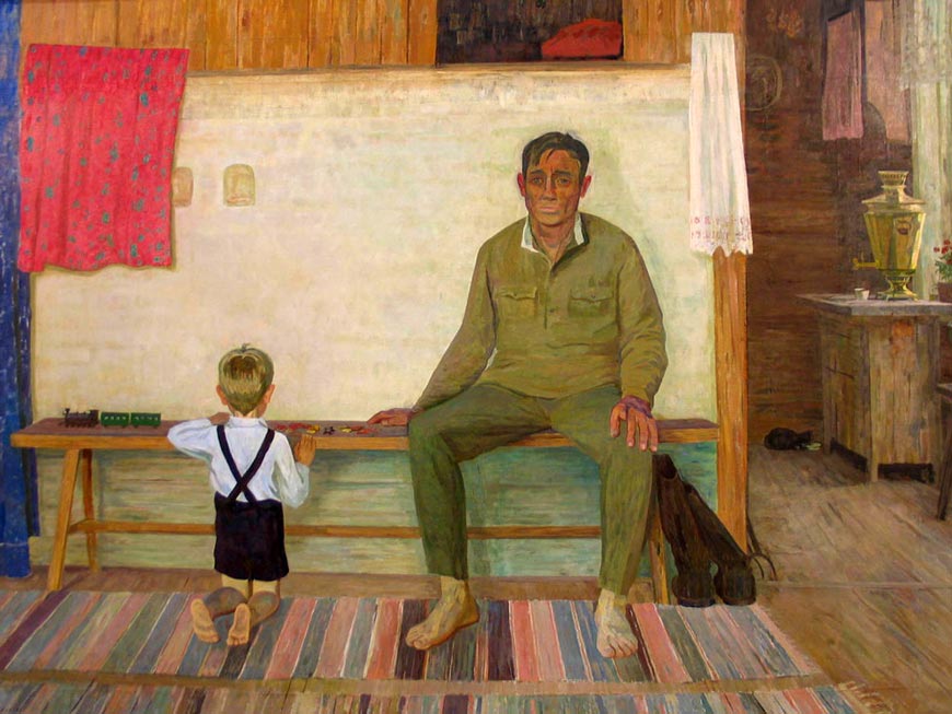 Дома. С войны вернулся (At the home. Returned from the war), 2005