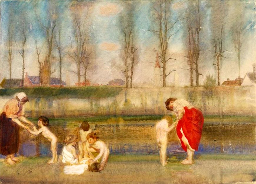 Bathing Party (Участники купания), 1900-1914