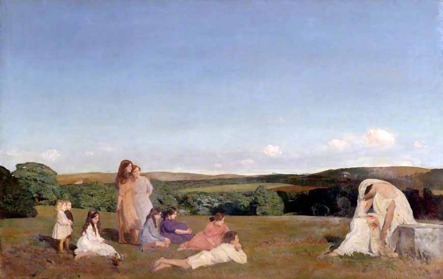 Clio And The Children (Клио и дети), 1913-1915