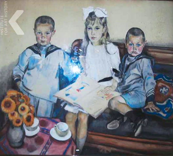 Portret van de kinderen De Looper (Портрет детей семейства Лоопер), 1919