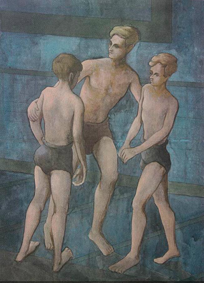 Three Boys at the swimming baths (Три мальчика в бассейне), 1951