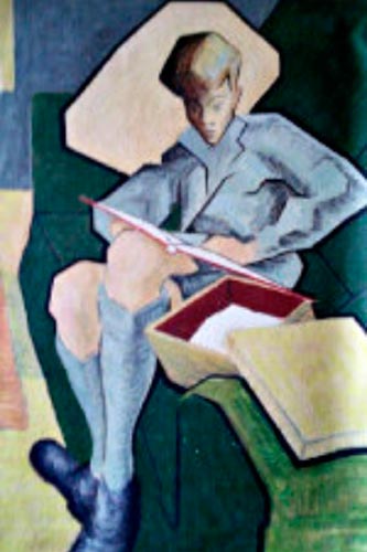 Boy on Sofa (Мальчик на софе), 1954