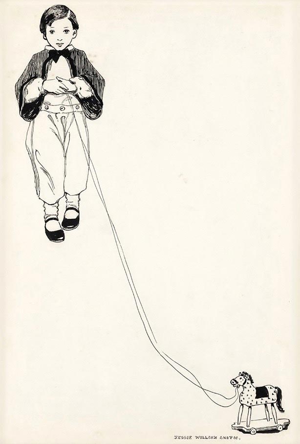 «Boy with Pull Toy / Мальчик с игрушкой на веревочке», 1905