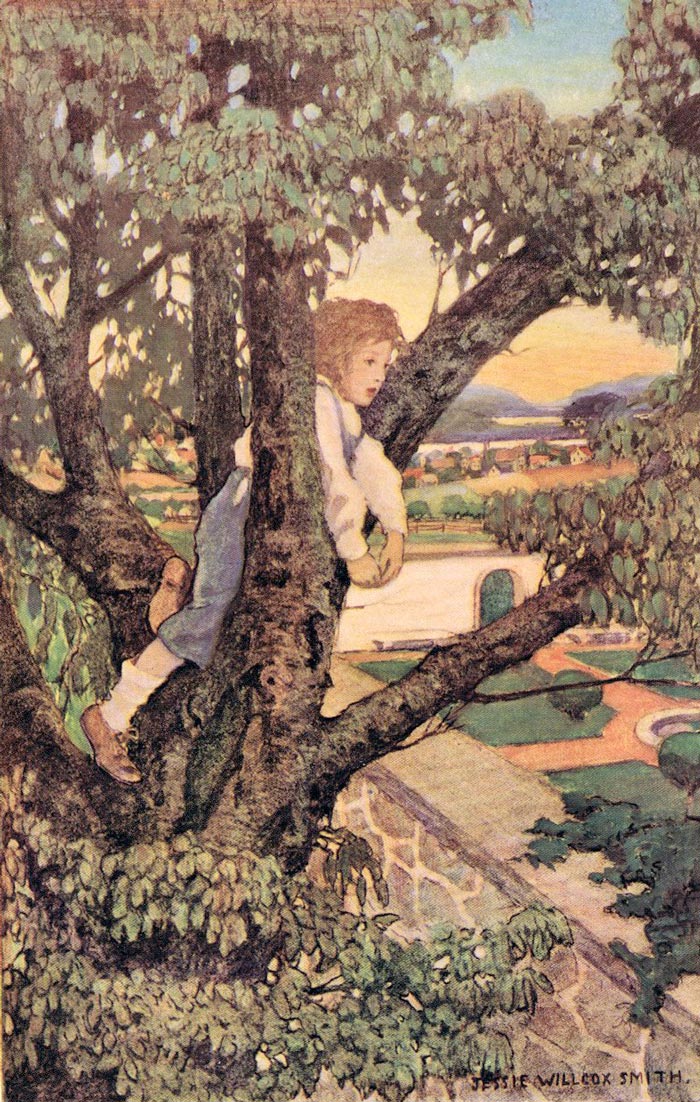 «A boy in a tree / Мальчик на дереве», 1905