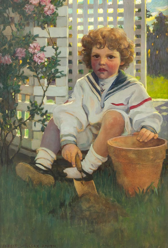 The Little Gardener / Portrait of Edward Morris Davis III (Маленький садовник / Портрет Эдварда Морриса Дэвиса III), 1909