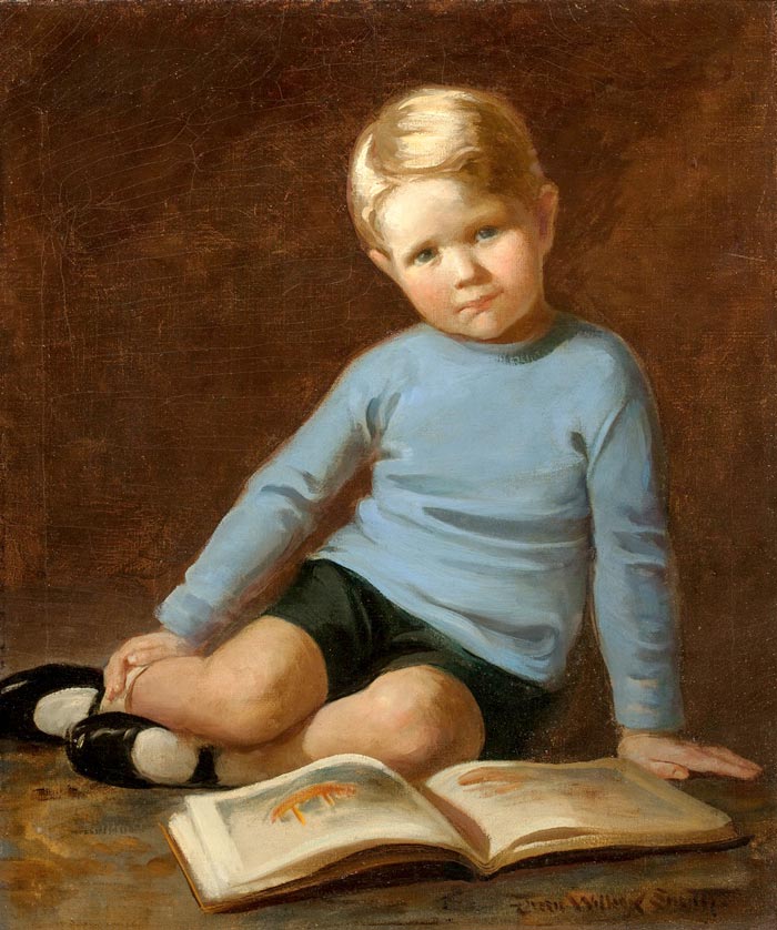 Portrait of a Boy in Blue / Portrait of Samuel M.V. Hamilton (Портрет мальчика в голубом / Портрет Сэмюэля М.В. Гамильтона), 1927