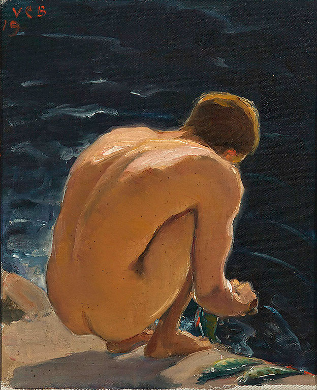 Boy on a Shore (Мальчик на берегу)