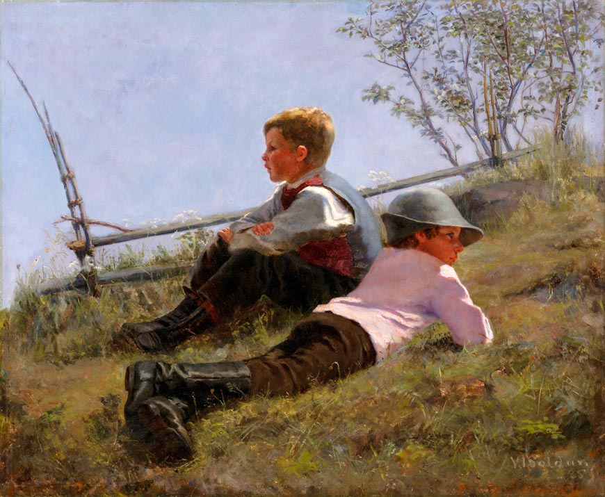 Resting boys (Отдыхающие мальчики)