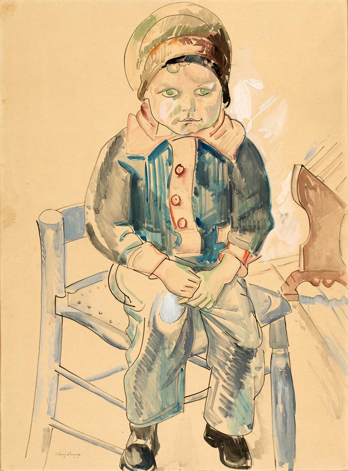 Boy on a Chair (Мальчик на стуле), 1927