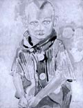 Мальчик в полосатой куртке