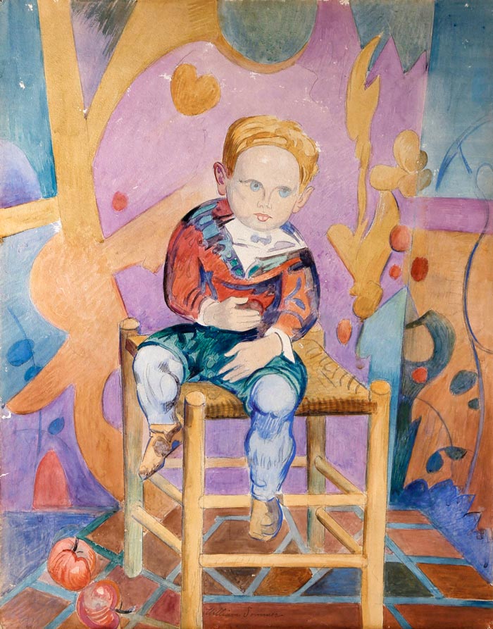 Small Boy with Apples (Малыш с яблоками), c.1930