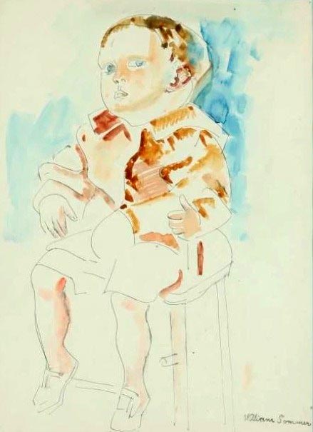 Seated boy (Сидящий мальчик) 