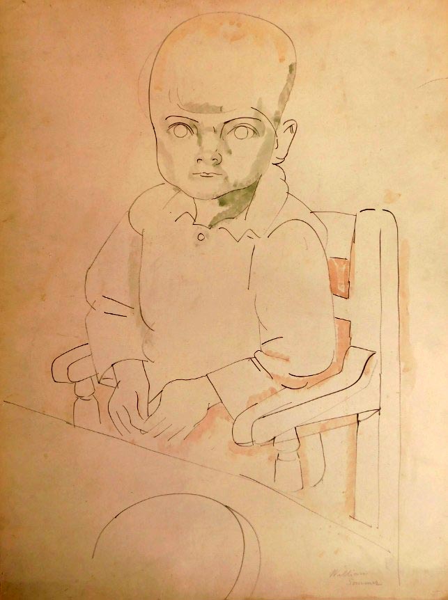 Seated boy (Сидящий мальчик) 